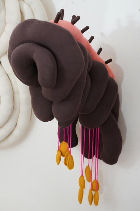 Not What It Seems - 2020 Not What It Seems fabric wall sculpture by Tamara Bagnell
