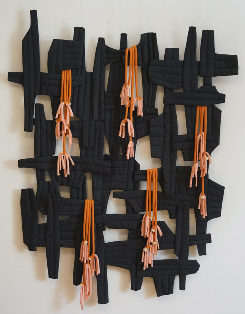 Renewal - 2021 Renewal - quilted wall sculpture by Tamara Bagnell